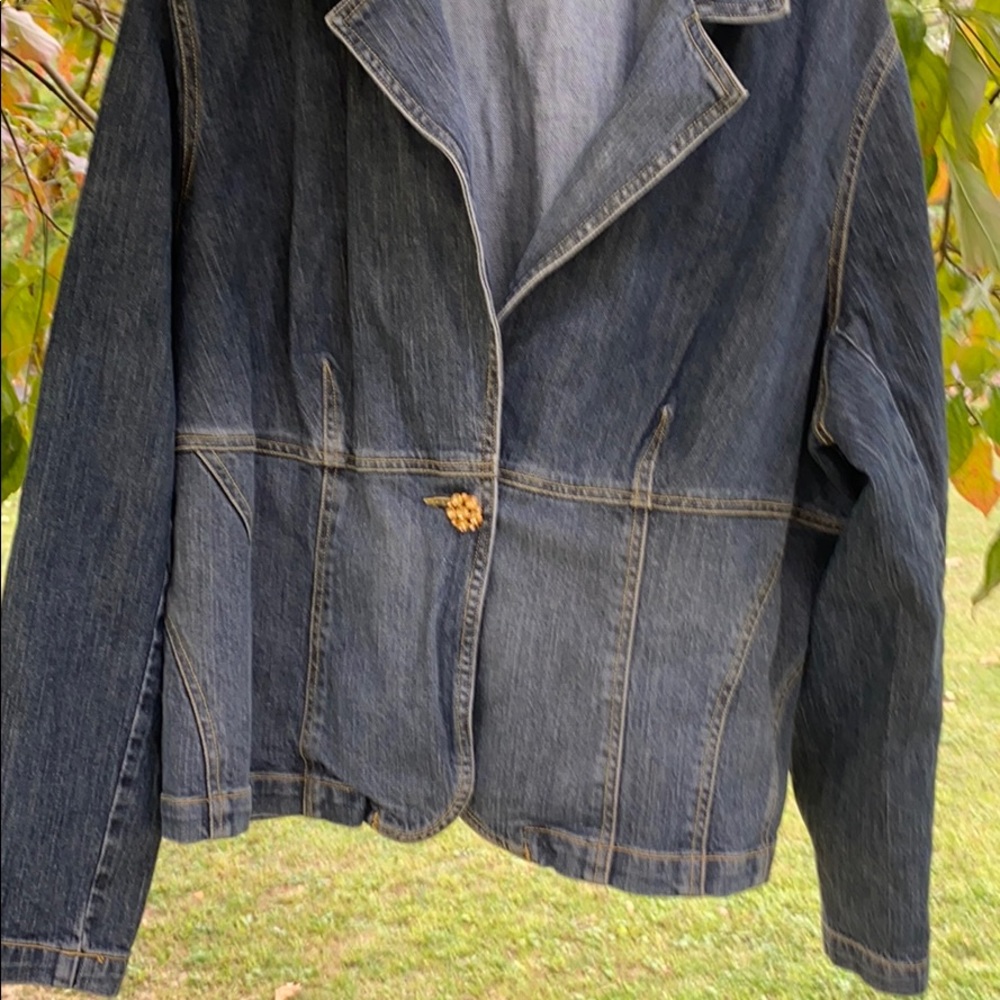 Daisy Fuentes jean jacket